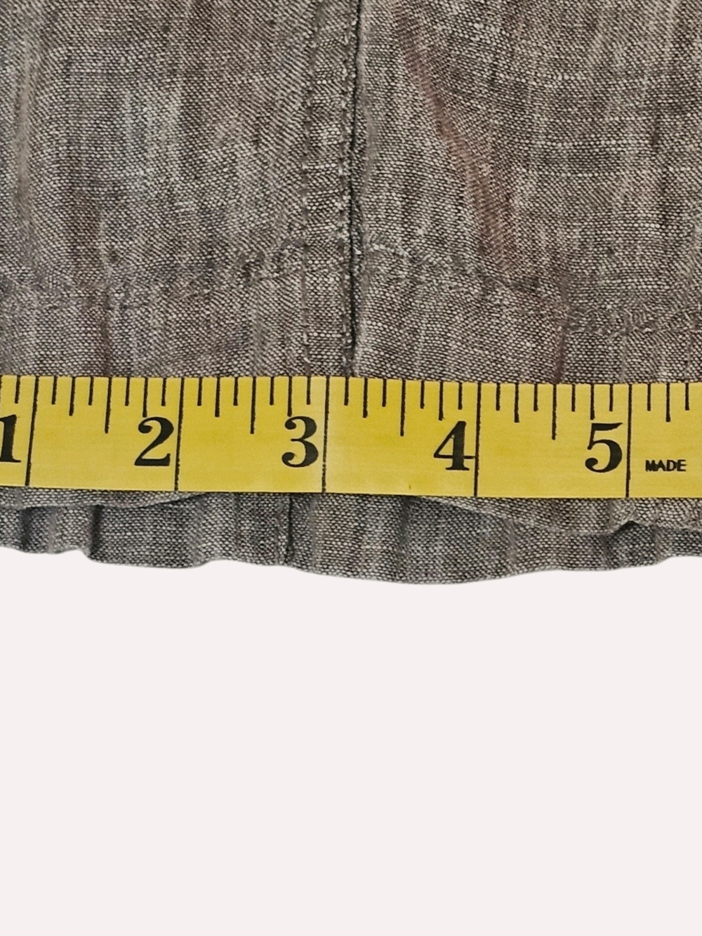 Athleta Retreat Linen Jogger Pants Women SP Sm Petite Taupe Zipper Pockets Zip - Picture 10 of 14